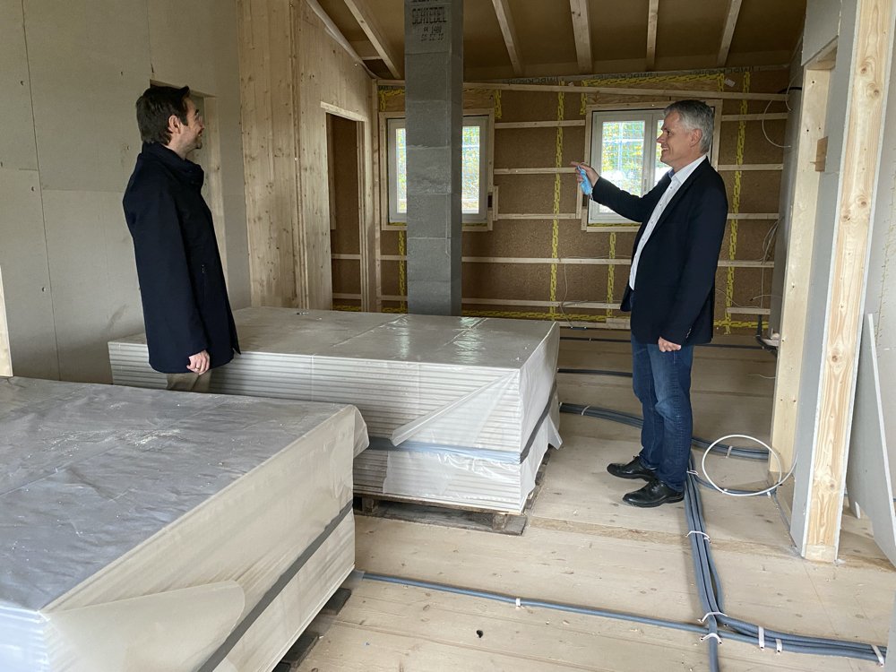 Richtfest Birkenstraße 9 Flossenbürg MdL Stephan Oetzinger