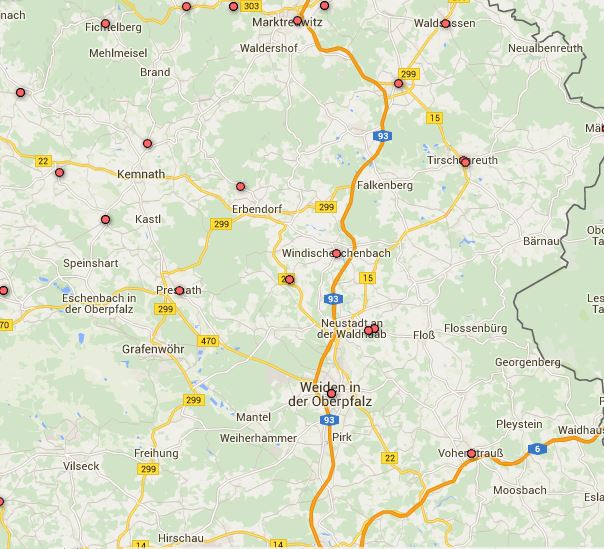 Blitzermarathon Screenshot Sat1BayernKarte