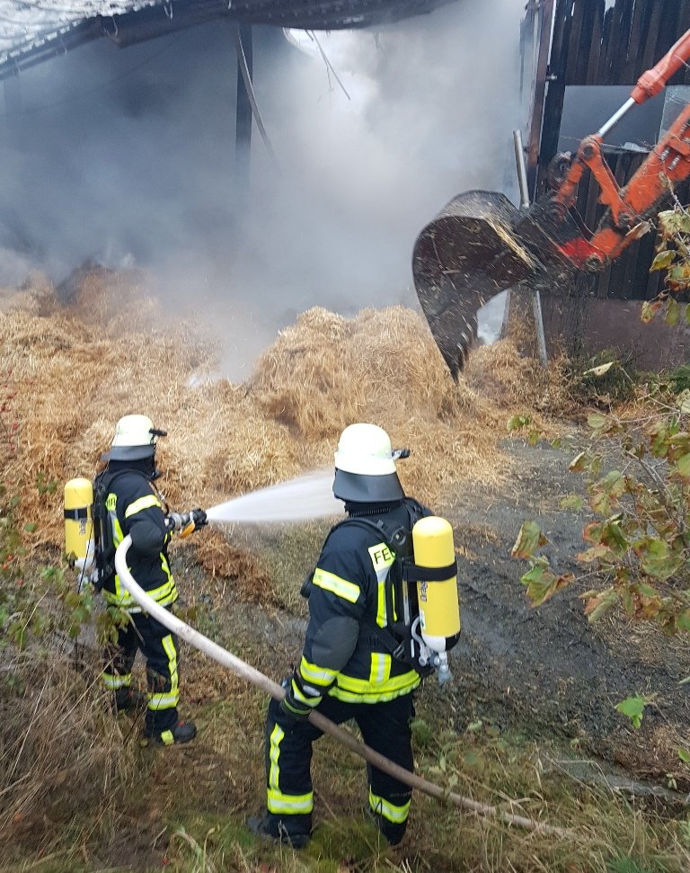 Brand Feuer Feuerwehreinsatz Unterwildenau 03