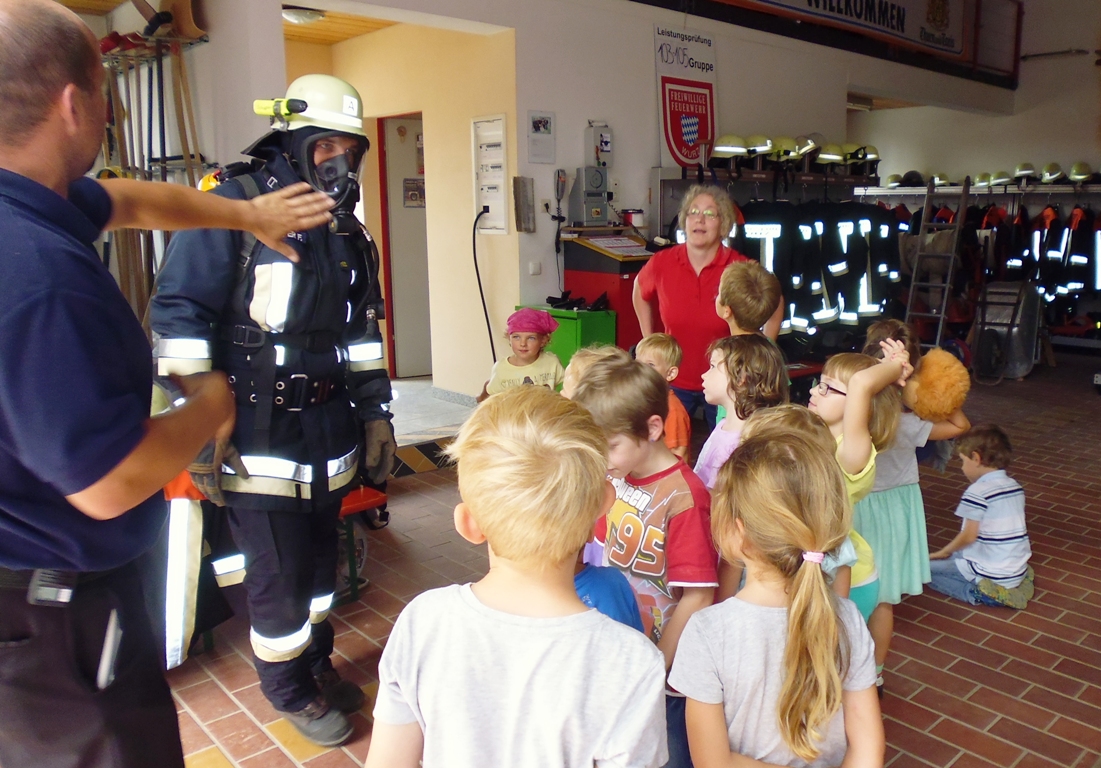 Brand, Feuerschutz, Kindergarten