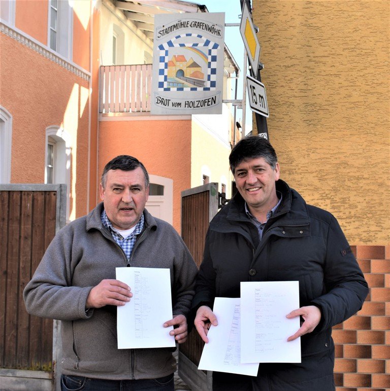 Brotbackverein Grafenwöhr Stadtmühle Stadtmühlbraut Kommunbrauhaus Bierbrauen Brot vom Holzofen Hans Speckner
