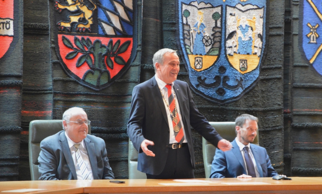 Bürgermeister Weiden, Kurt Seggewiß, Jens Meyer, Lothar Höher