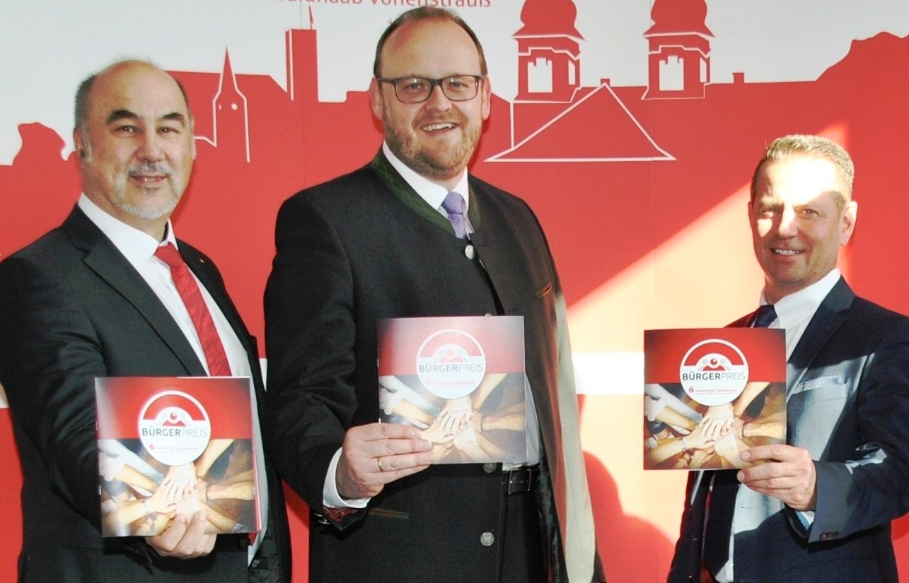 Bürgerpreis Sparkasse Neustadt Josef Pflaum Andreas Meier Gerhard Hösl