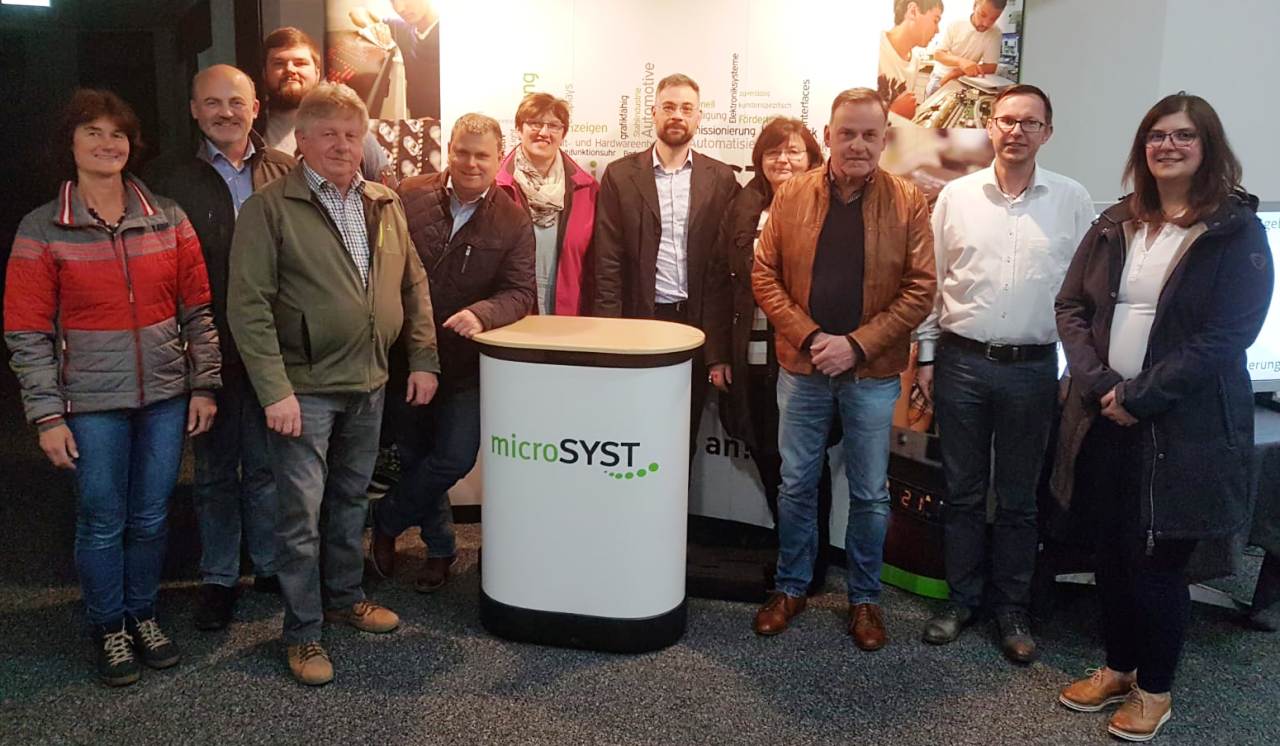 CSU Besuch MicroSyst Windischeschenbach