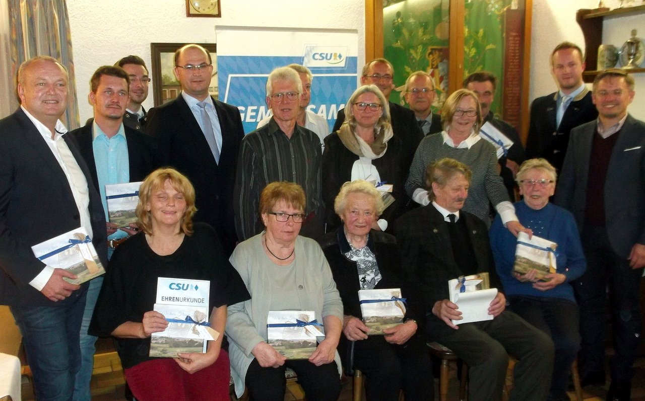 CSU Floß Jubilare 2017