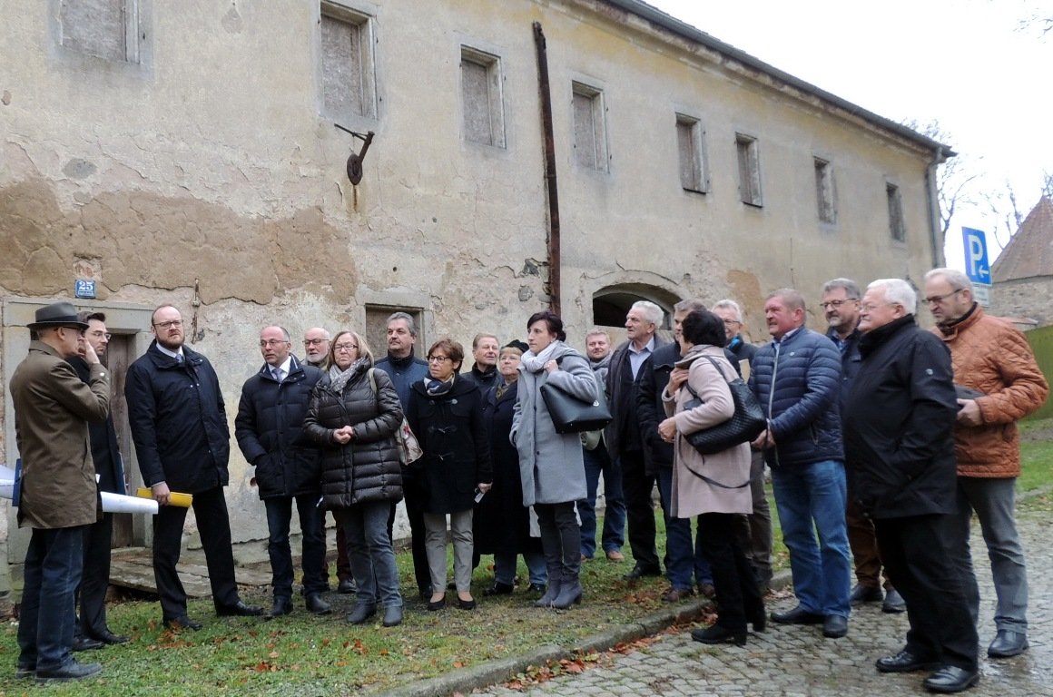 CSU Forstamt Vohenstrauß CSU-Kreisräte Sanierung Altes Forstamt Vohenstrauß historisches Gebäude Bild Gerald Morgenstern