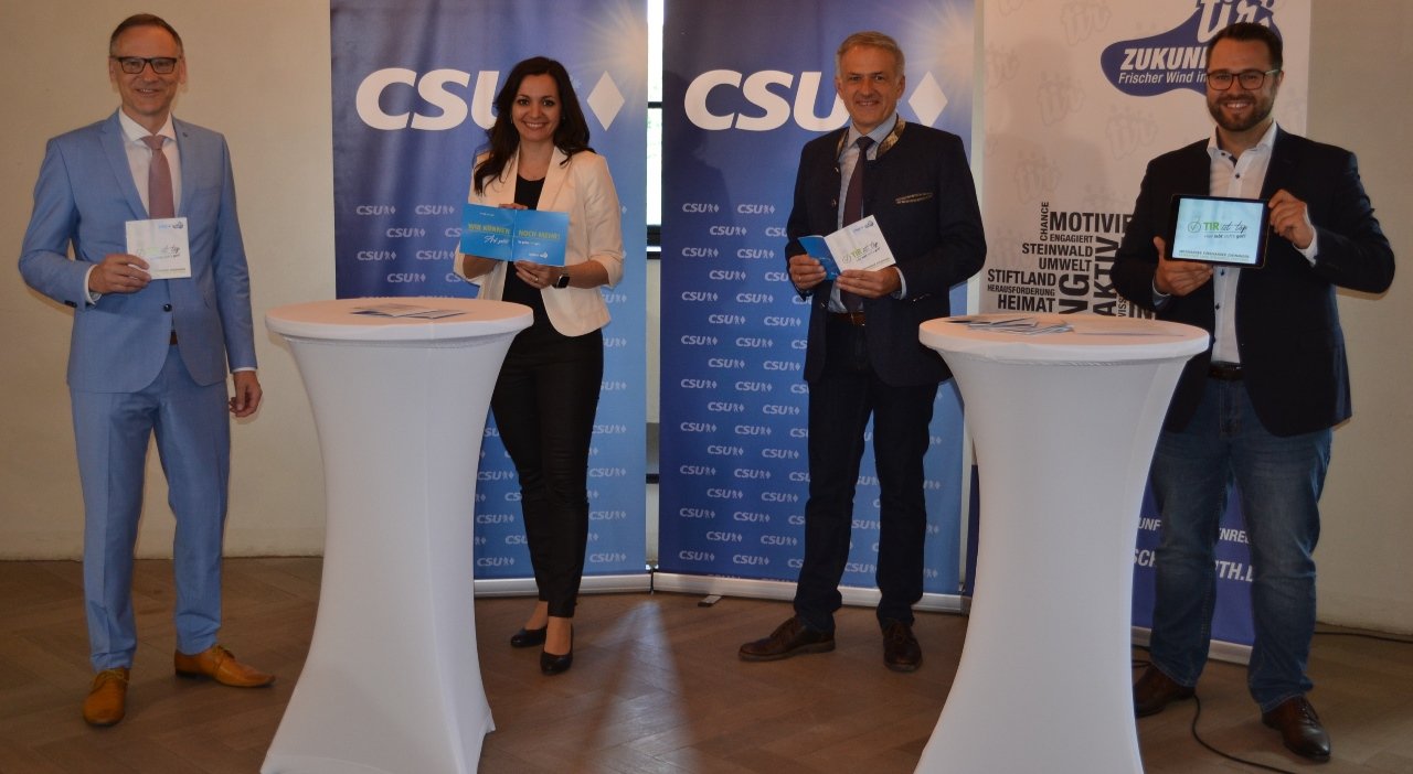 CSU Kreistag Ziele Landkreis Tirschenreuth Bernd Sommer Margit Bayer Roland Grillmeier Matthias Grundler