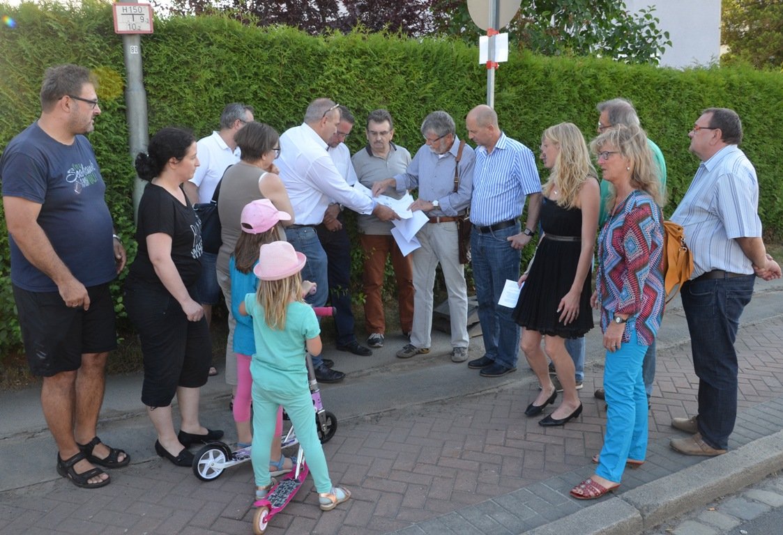 CSU Stadtratsfraktion Ortsbegehung Mooslohe Weiden