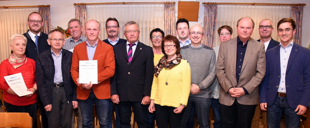 CSU Störnstein Vorstandschaft 2