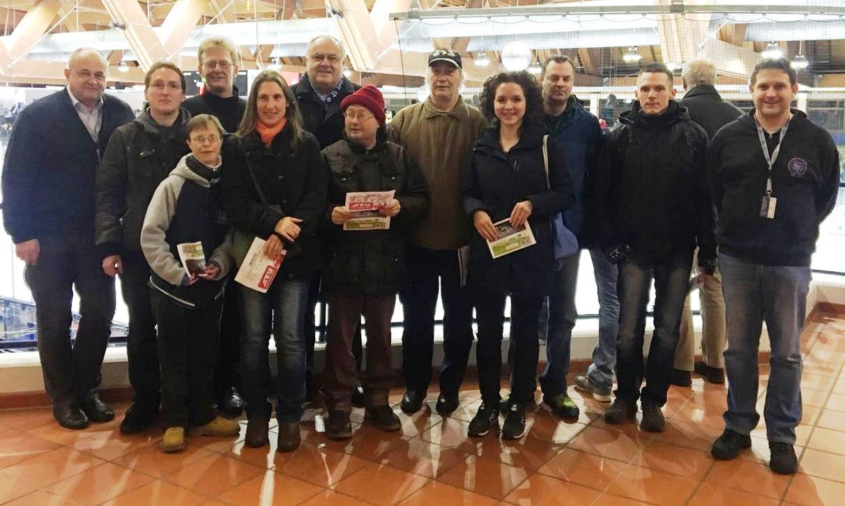 Caritas Besuch Blue Devils 1. EV Weiden