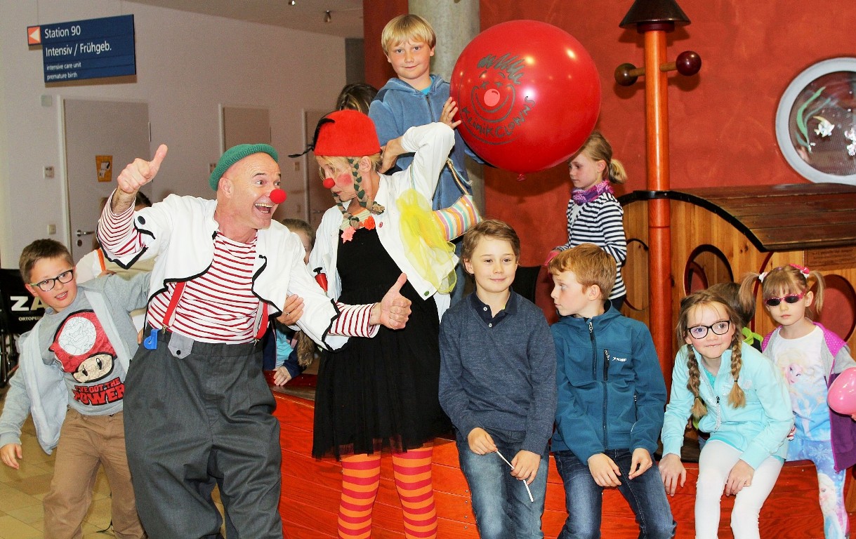 Clowns, KlinikClown, Kinder, Spende,  Krankenhaus/Klinikum Weiden