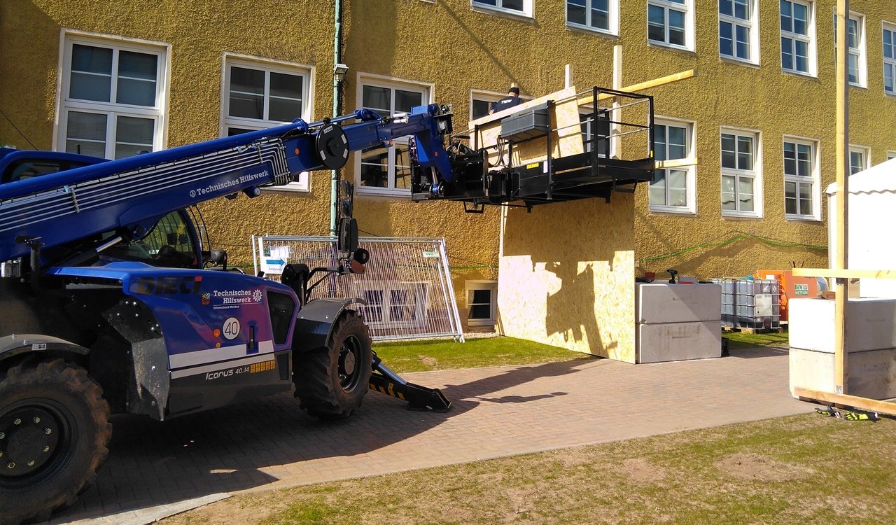 Corona-Virus THW Weiden im Einsatz 2