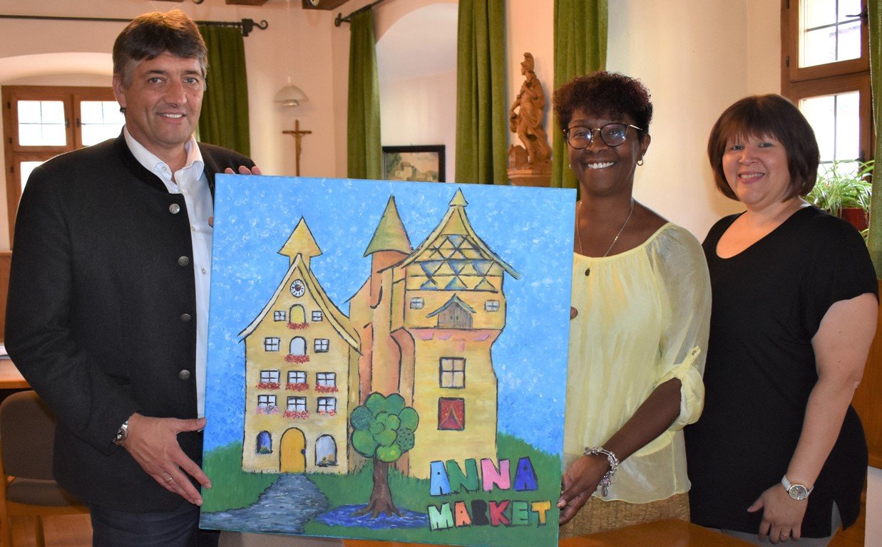 Creative Art Stadt Grafenwöhr Bürgermeister Edgar Knobloch Chris Fiala