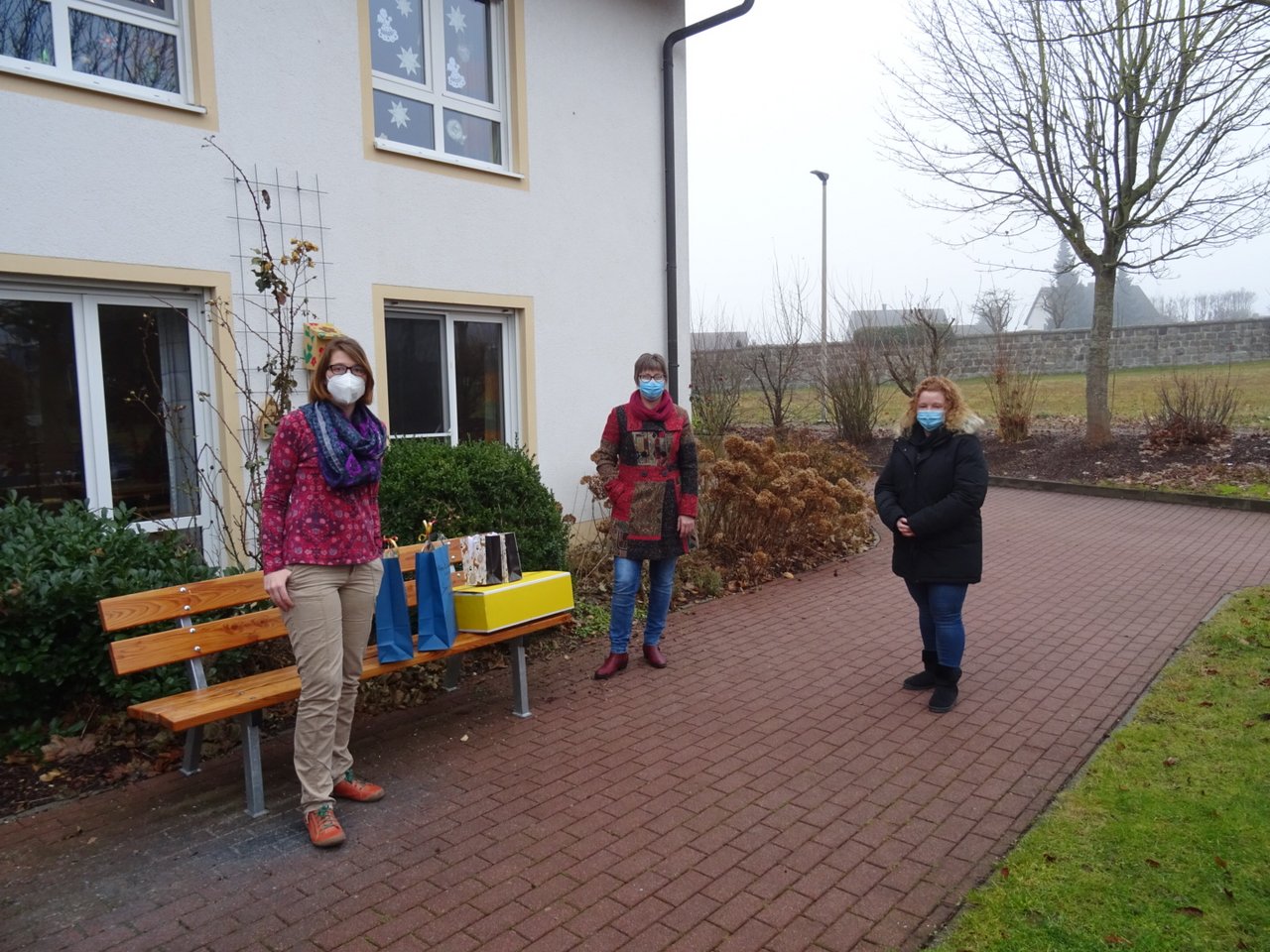 Seniorenbeauftragete Besuch Geschenke Seniorenheim