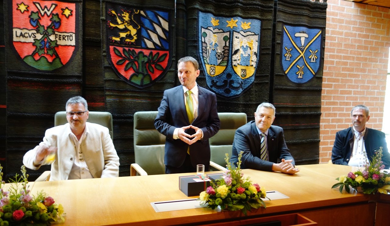 Metallinnung Empfang Rathaus Weiden