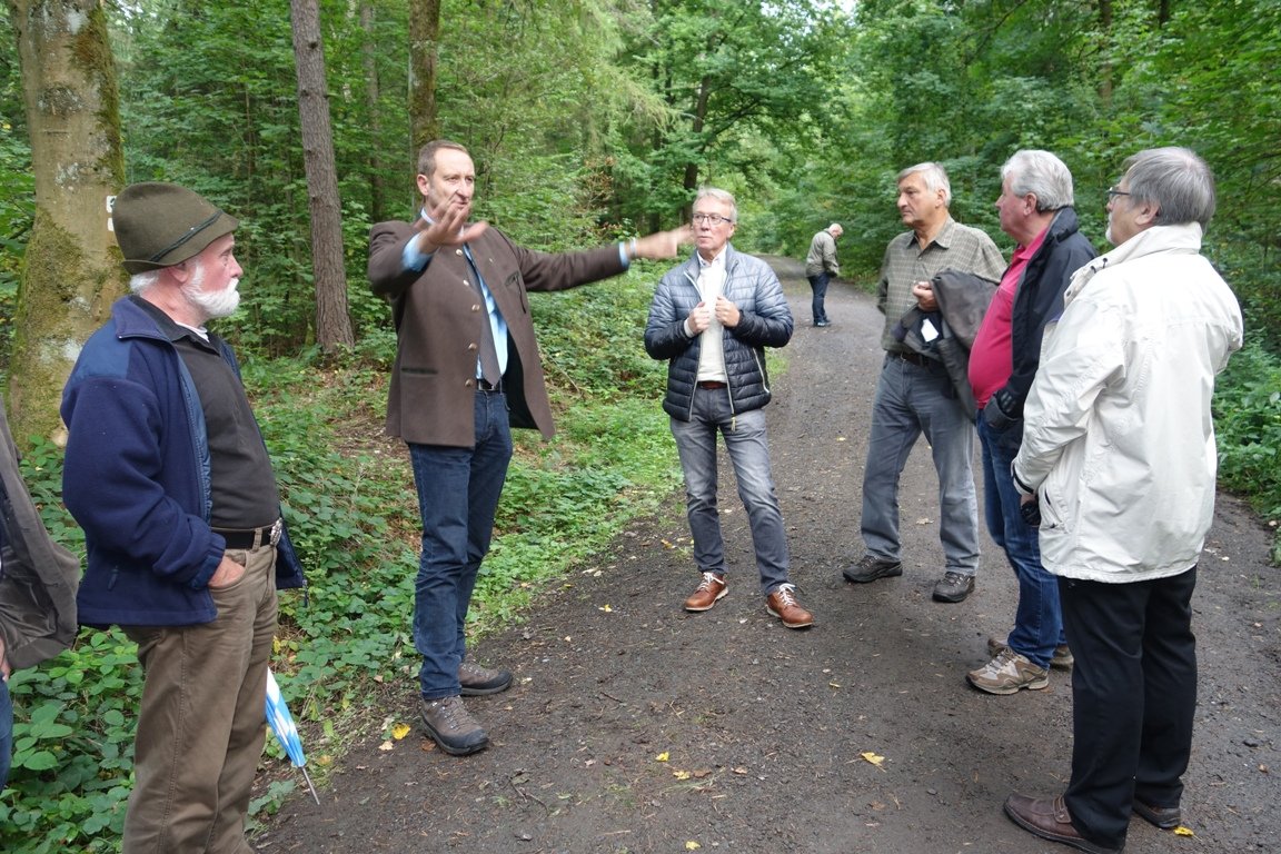 Waldbegehung Stadtrat Weiden