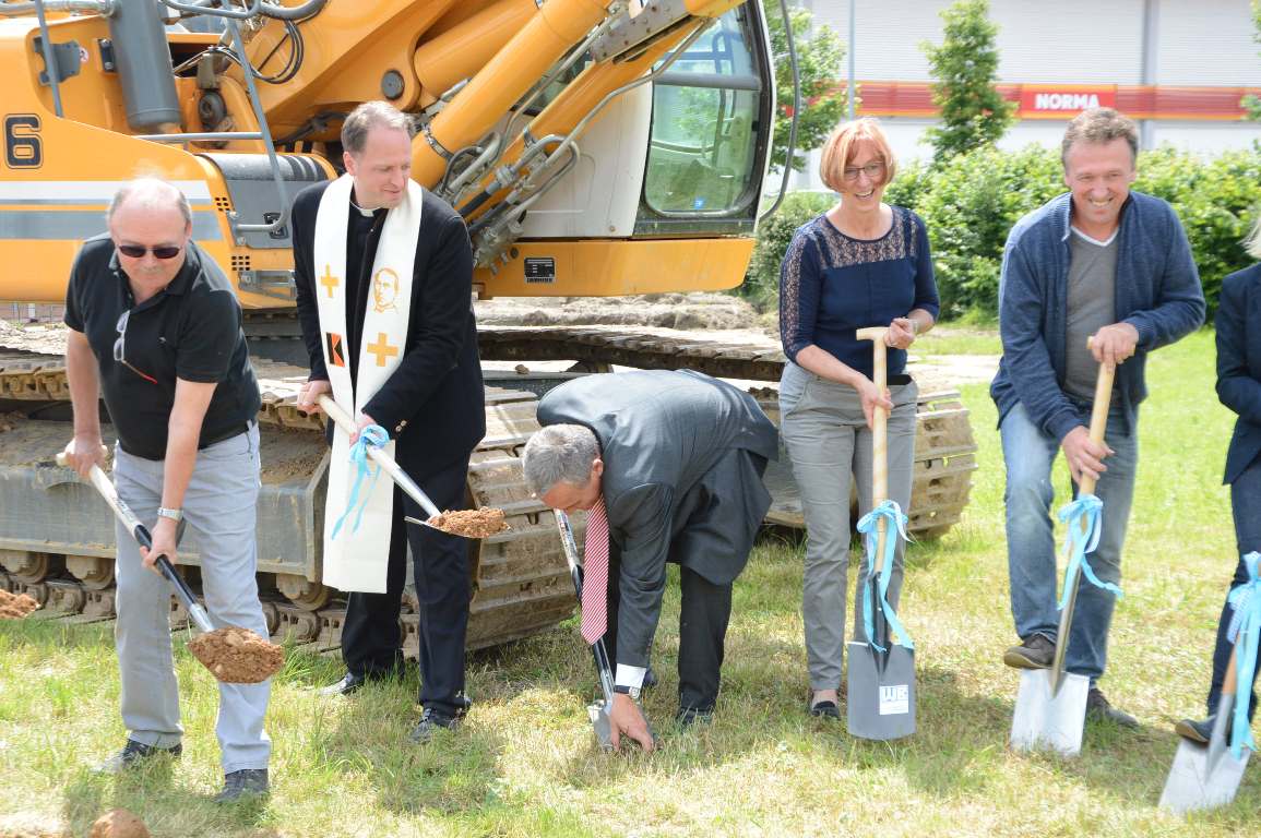 Spatenstich Schulungszentrum-Weiden Kolping-Bildungswerk