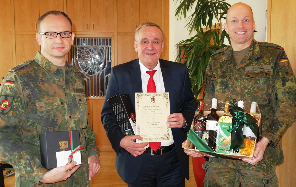 Abschied Oberstleutnant