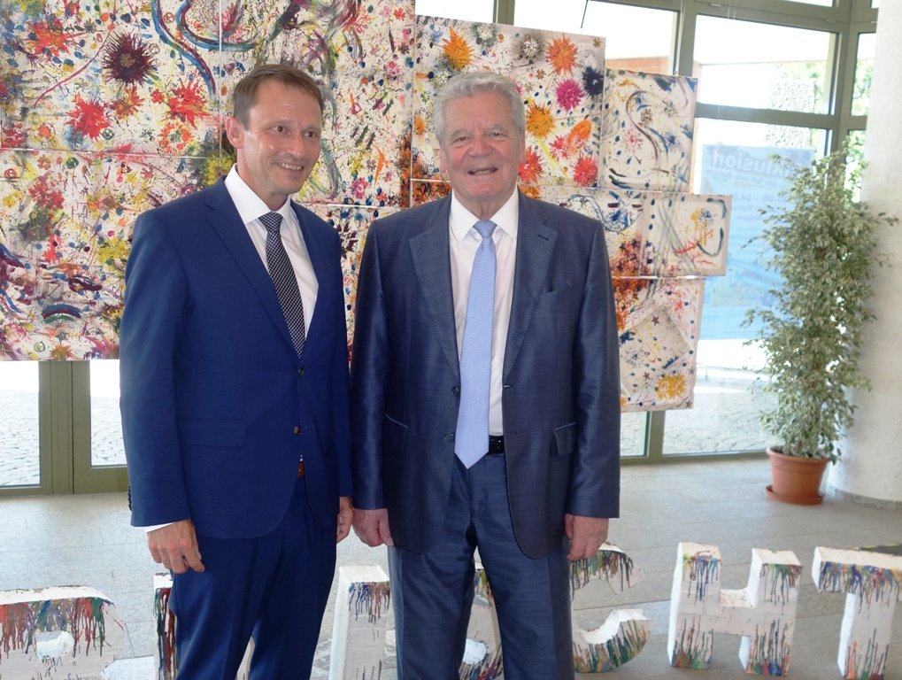 Joachim Gauck Bundespräsident a.D. in Weiden
