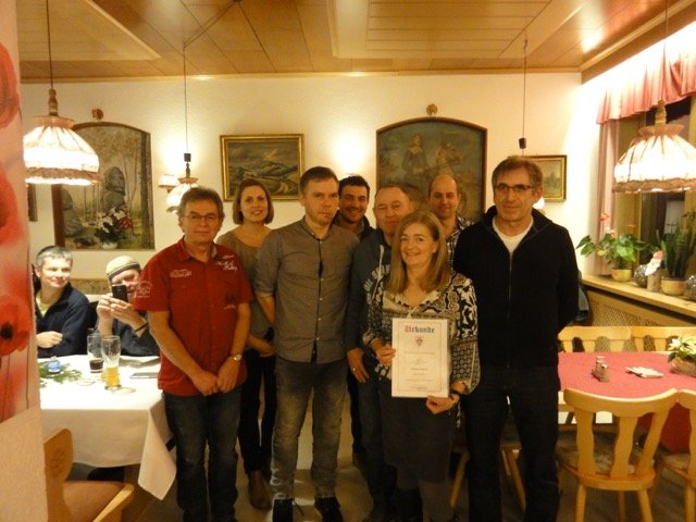 1. FCN Fanclub Ehrungen Weihnachtsfeier