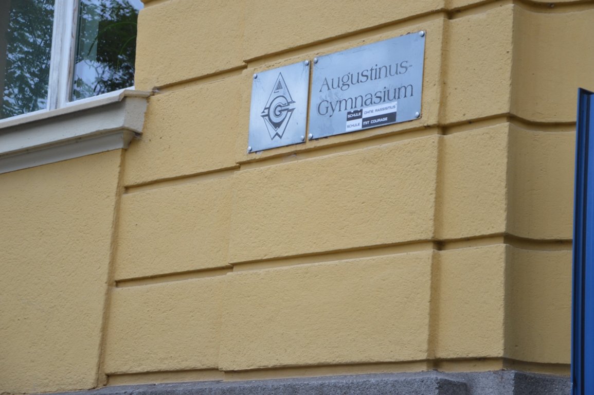 Augustinus Gymnasium Weiden Schule Symbol
