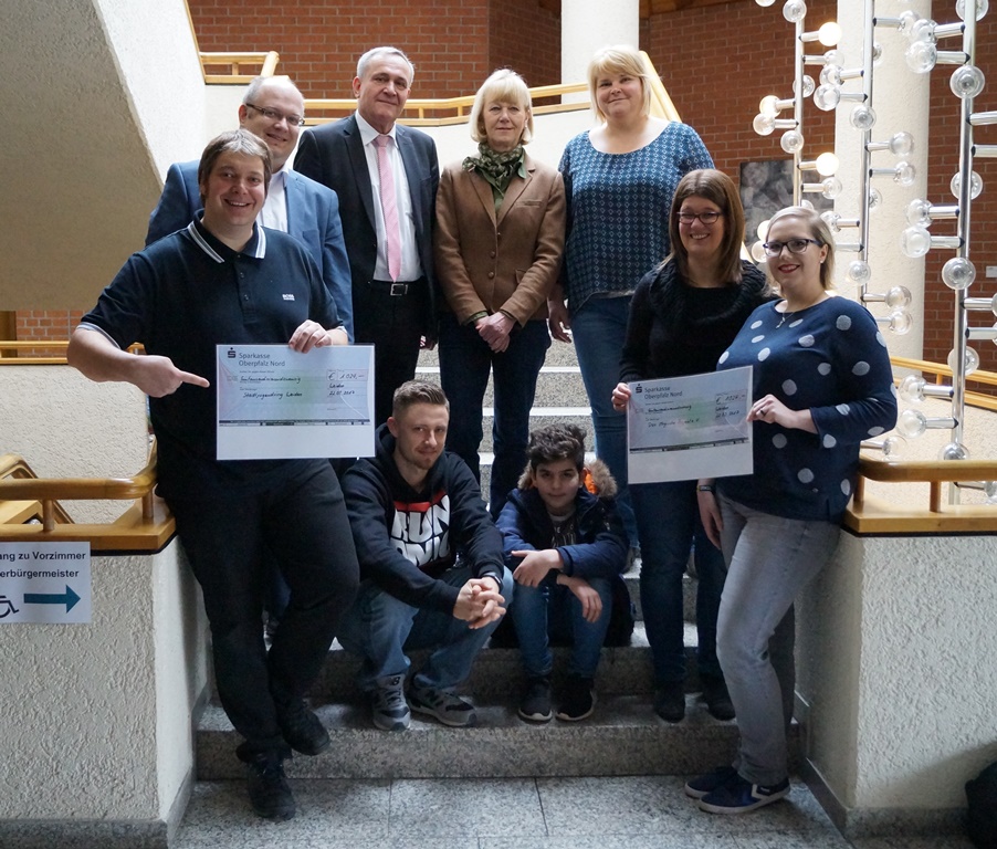 Charity Gig Spendenübergabe