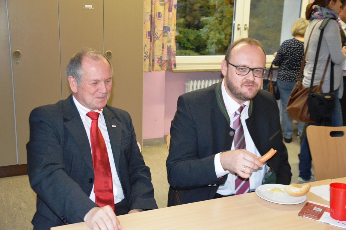 Blutspenden BRK Landrat Meier