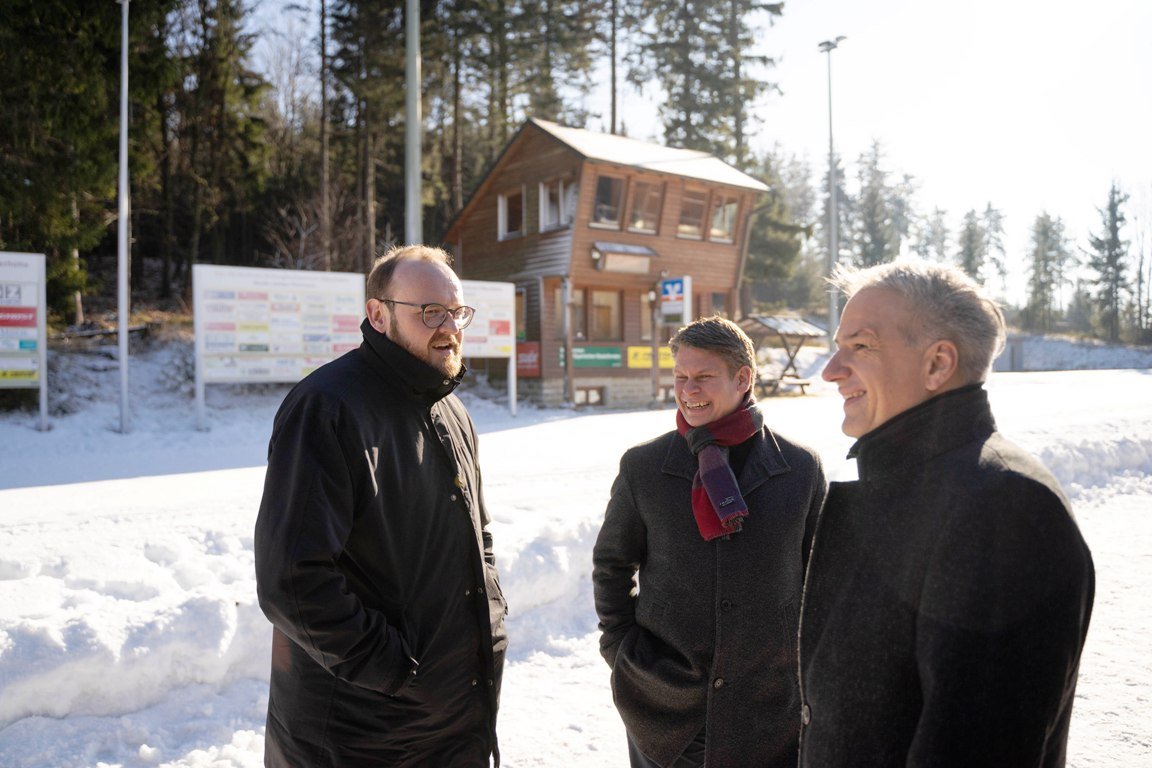 Treffen Spitzenkandidaten CSU Roland Grillmeier, Andreas Meier, Benjamin Zeitler