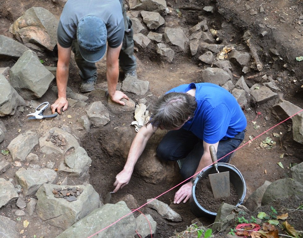 Ausgrabungen Rauher Kulm 2015