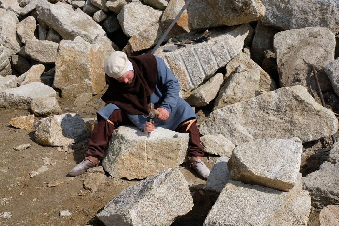 Geschichtspark Bayern Böhmen Bärnau Baustelle
