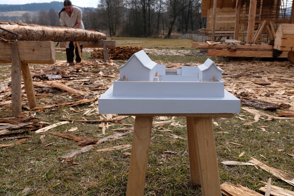 Geschichtspark Bayern Böhmen Bärnau Baustelle