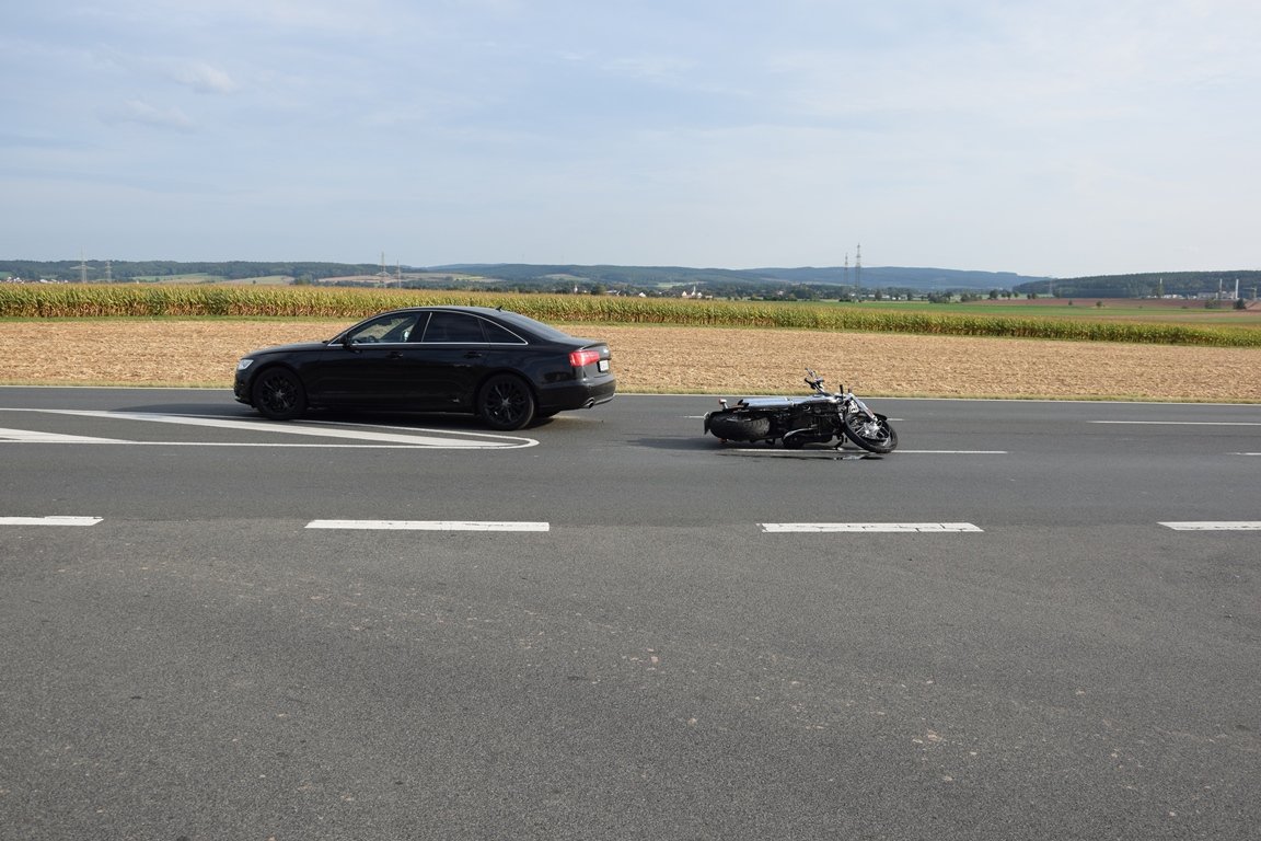 Unfall  Mallersricht Motorrad