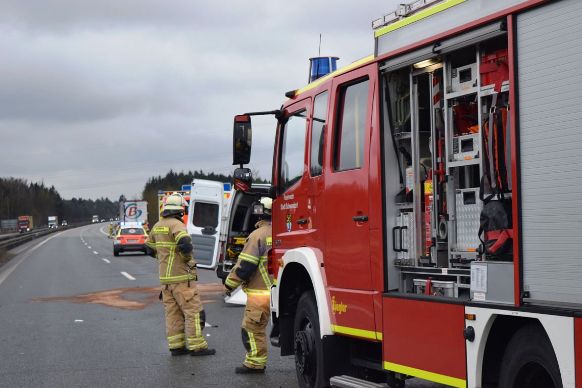 Unfall a93 Schwandorf tödlich