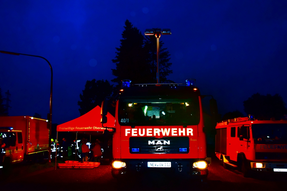 Übung Zugunglück Feuerwehr Oberwildenau