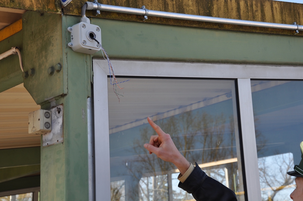 Taucher Flutkanal Überwackungskameras
