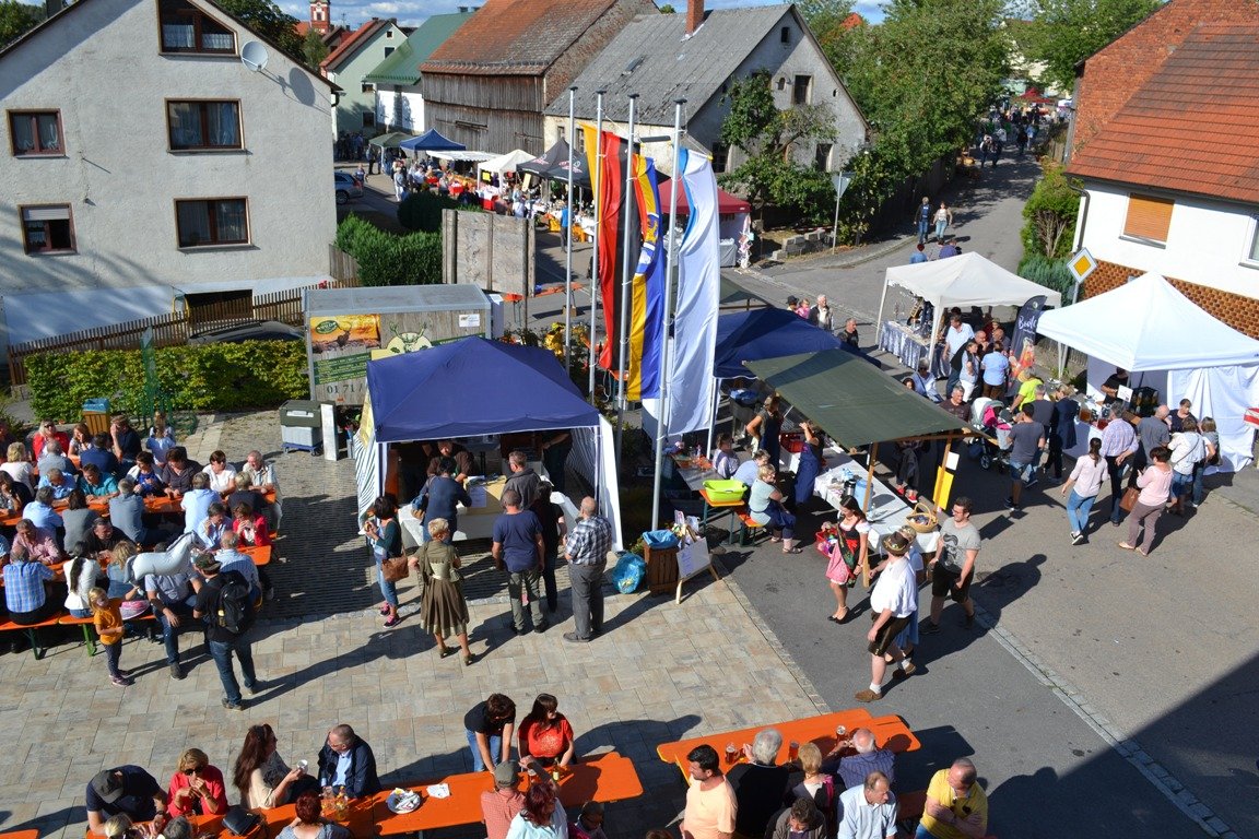 Barthlmarkt und Zoiglbrunnen Eslarn