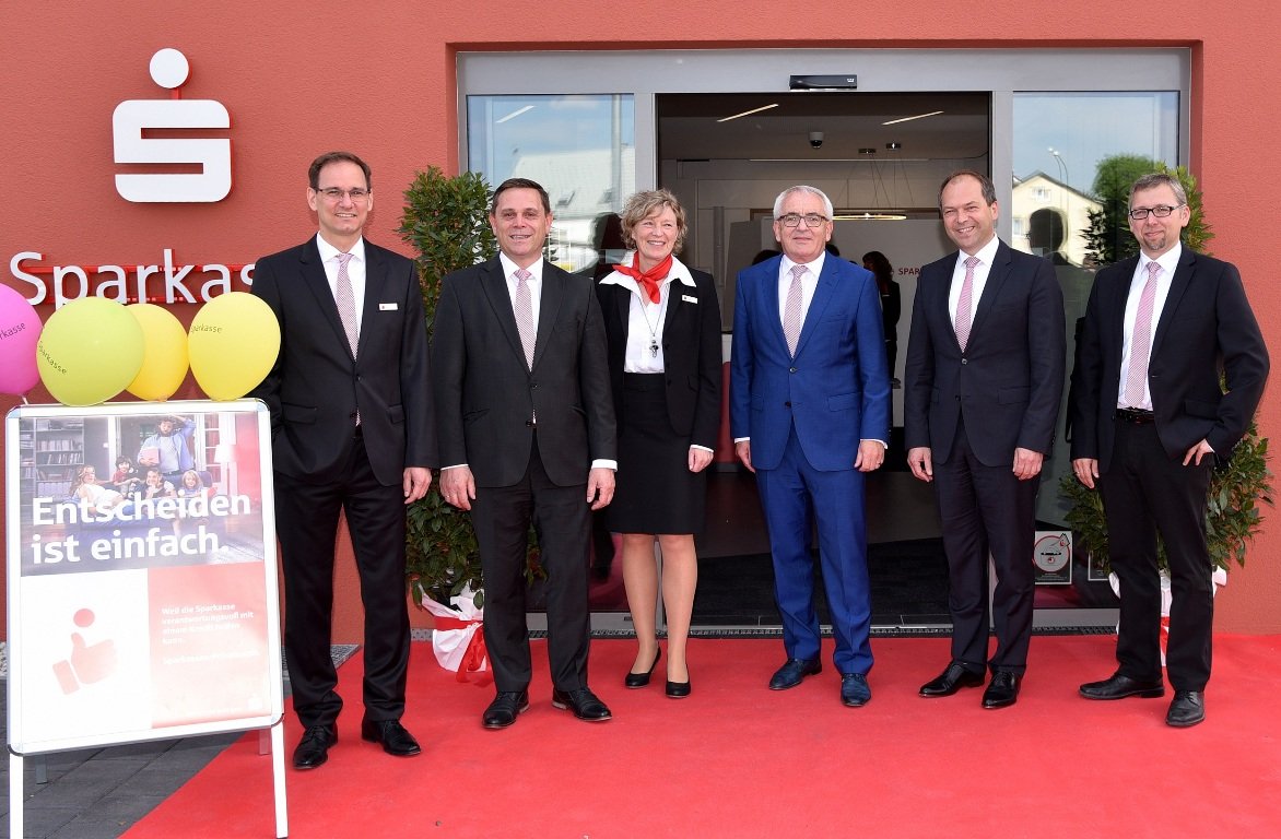 Neue Sparkassen-Filiale Neue Mitte Hammerweg, Eröffnung, Einweihung