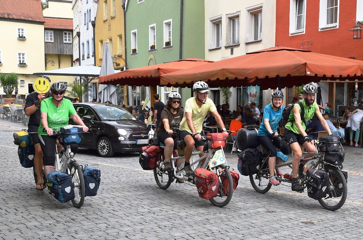 MUT Tour durch Deutschland Depressionen Tandem Stop Weiden