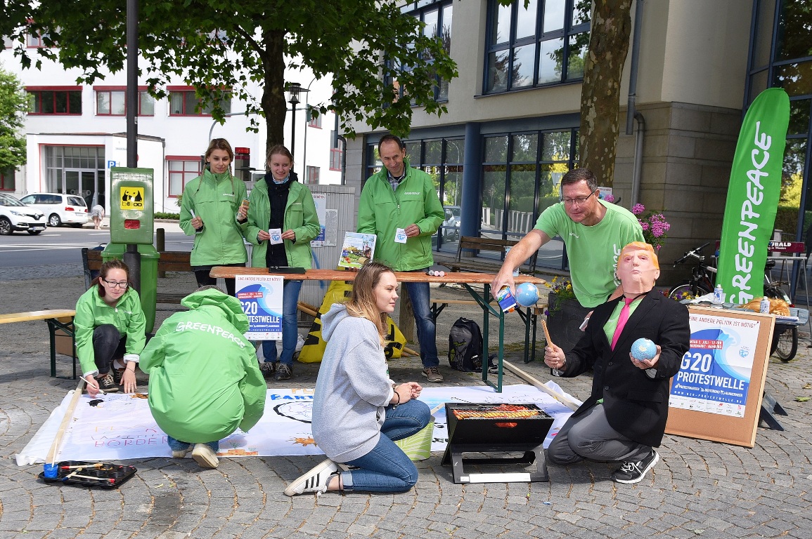 Greenpeace Weiden Protest G20