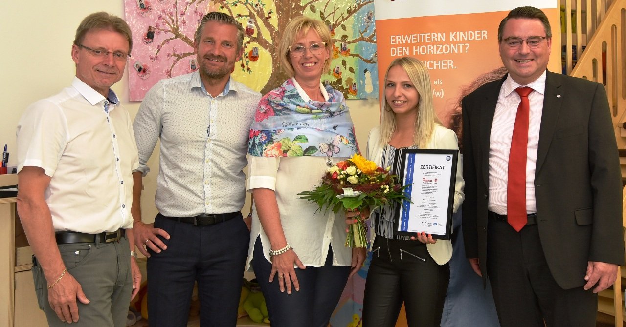 TÜV Zertifikat Kinderkrippe Johanniter