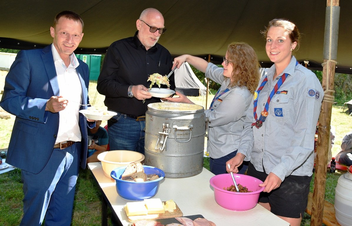 Ferienfreizeit im Pfadfinderlager in Reglersruh.
