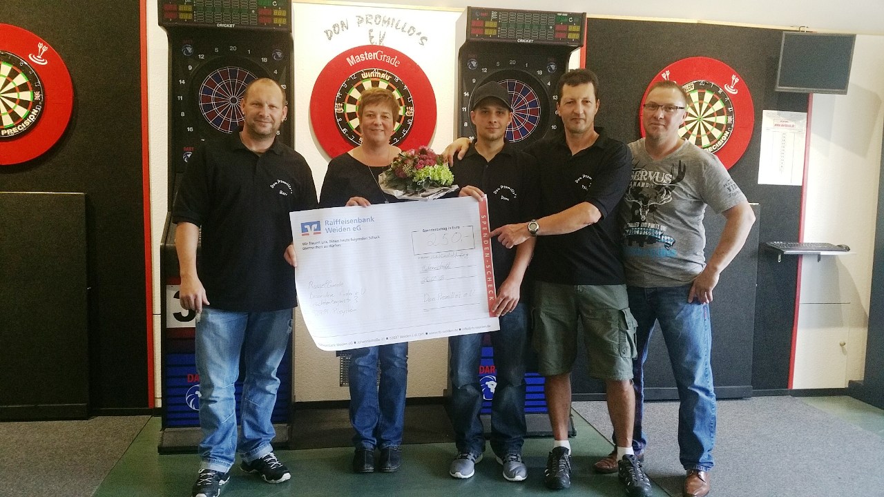 Dartverein, Benefizturnier