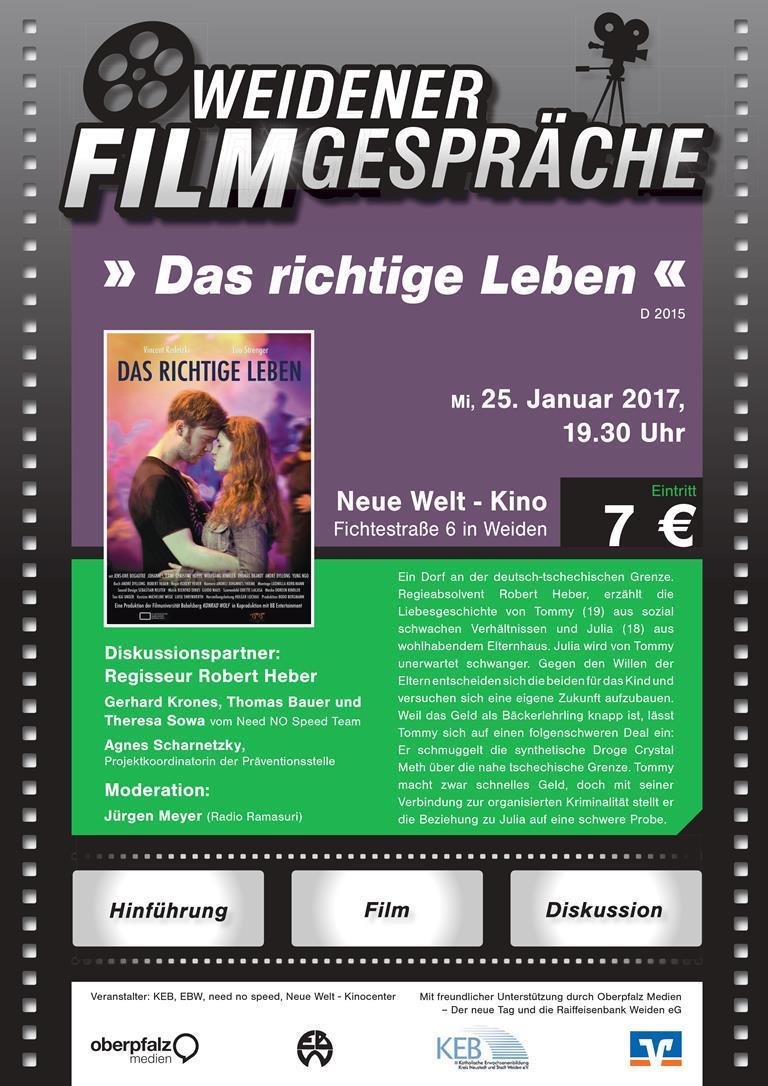 Das echte Leben Filmplakat Need NO Speed