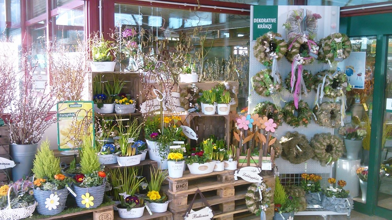 Dehner Weiden Blumen Deko