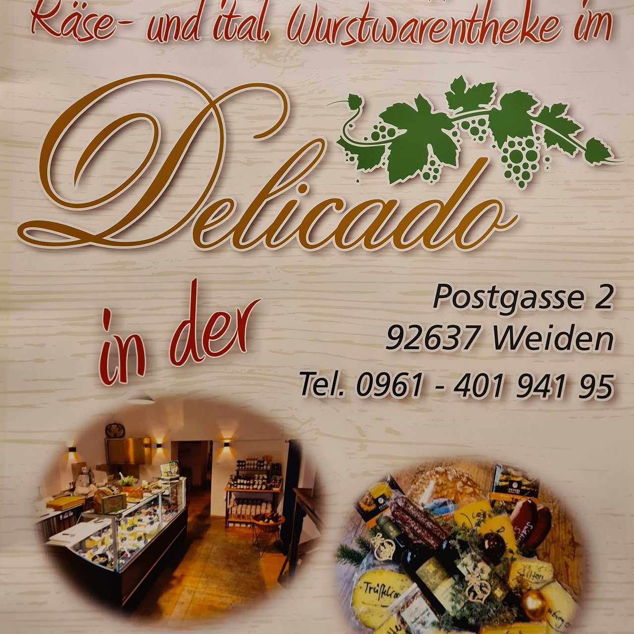 Delicado - Weinhandel & Feinkost Käse und Wurst in Weiden Kerstin Schug IHK-Ehrenurkunde Auszeichnung Bilder Kerstin Schug