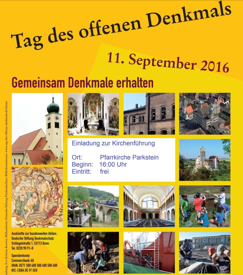 Denkmaltag, Parkstein, Kirchenführung