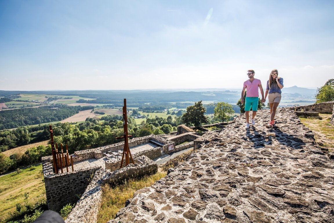 Tourismus Oberpfälzer Wald Burgruine Waldeck