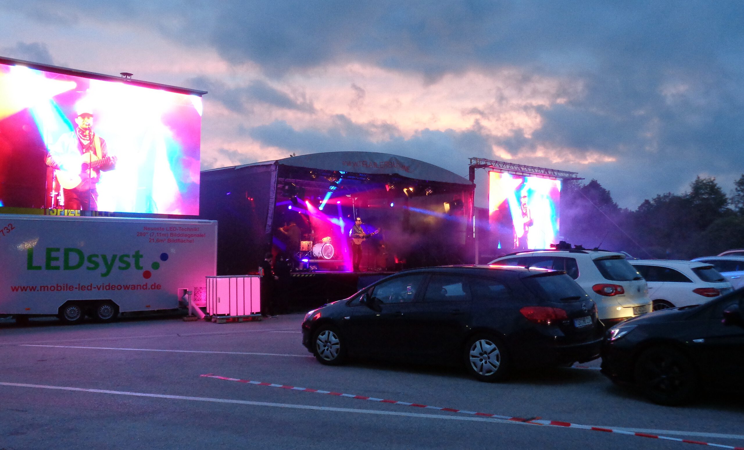 Geländeüberblick Autokonzert Windischeschenbach