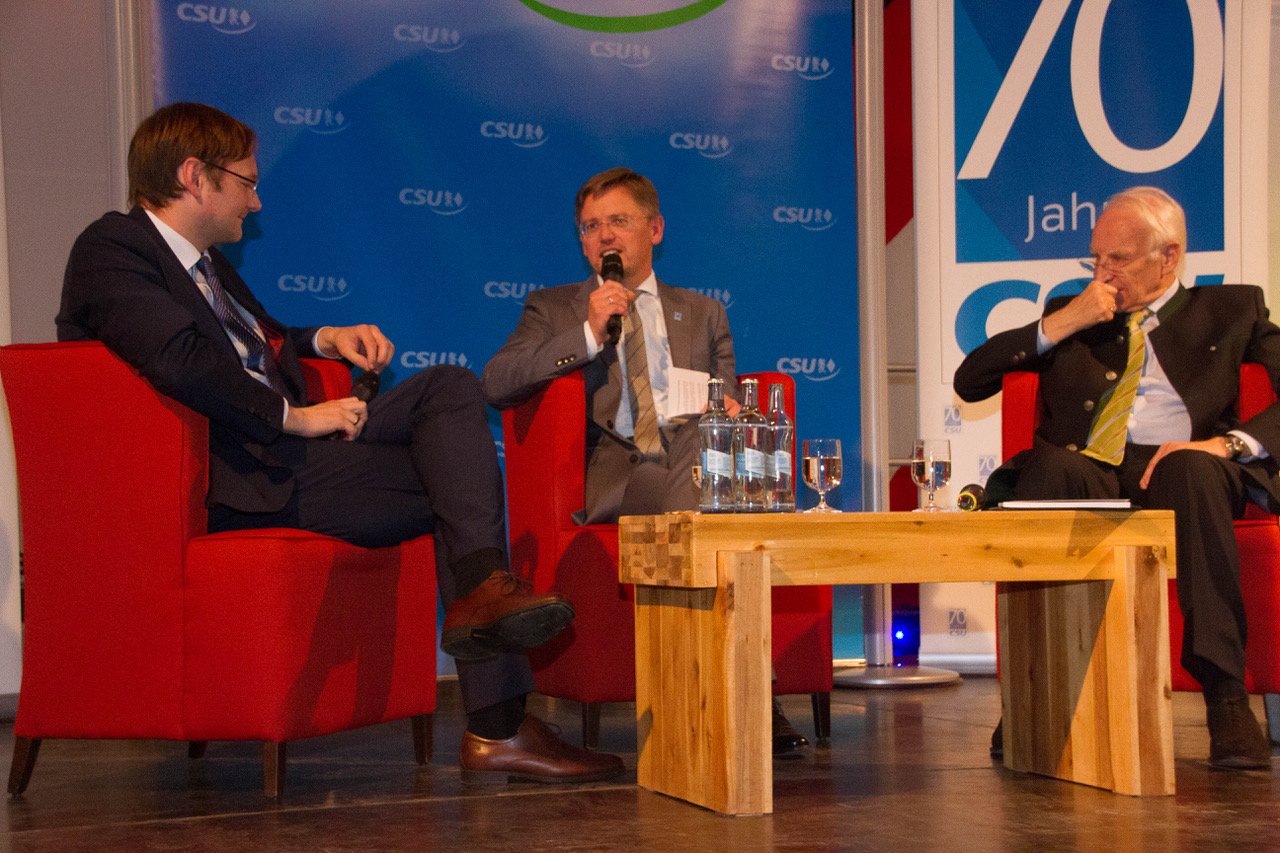 Edmund Stoiber in Waldsassen