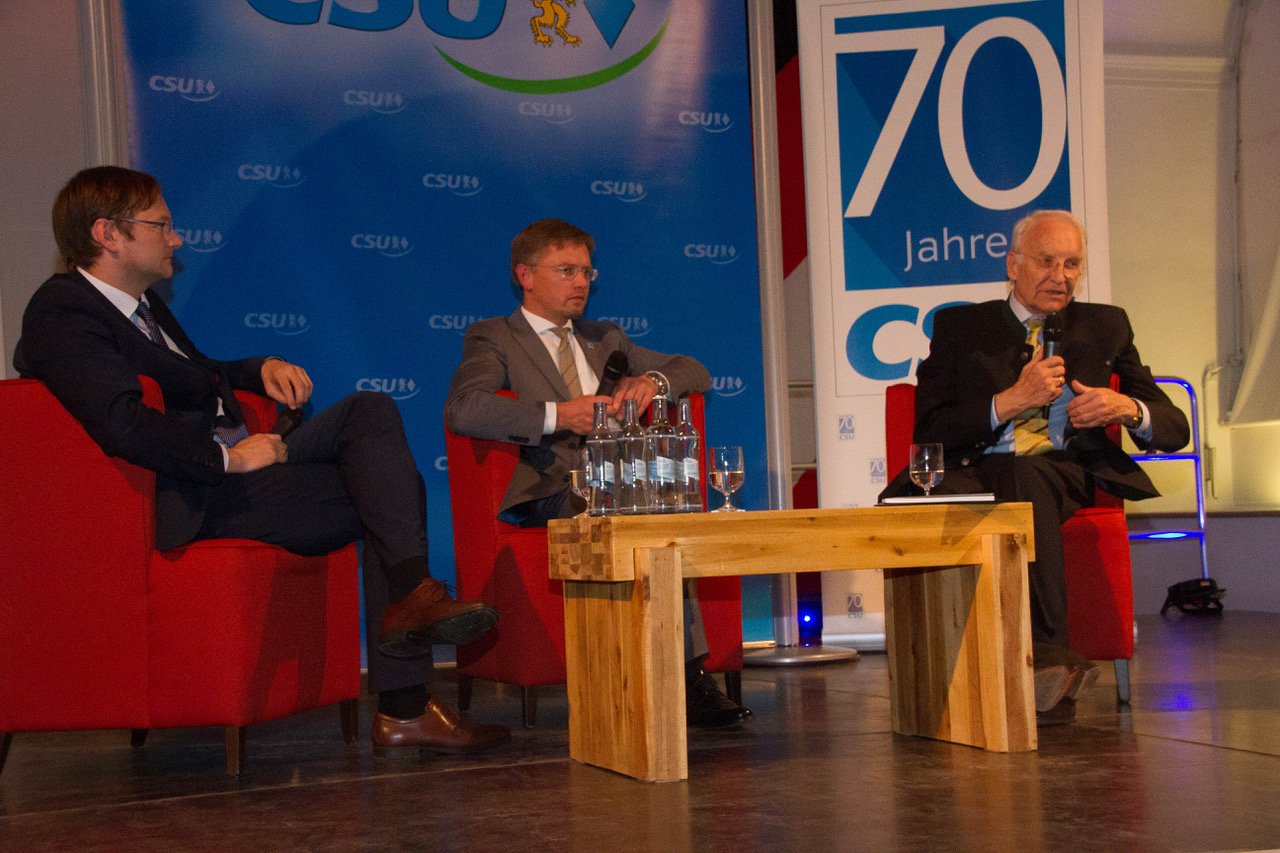 Edmund Stoiber in Waldsassen